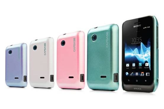 CAPDASE Karapace Jacket-Touch/ Pearl for Sony Xperia Tipo Dual