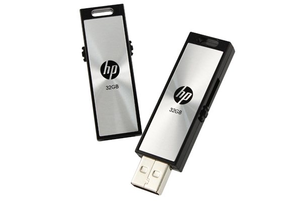 伸縮USB讀頭 鏡面外殼 – HP v275w USB Flash Drive