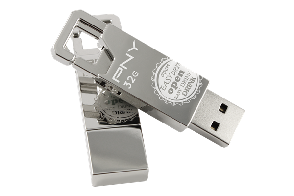 派對必備2合1「開瓶器+手指」- PNY Opener Attaché USB Flash Drive