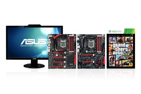 ASUS 再「盜」送禮	買主機板顯示器即送GTA5特別版